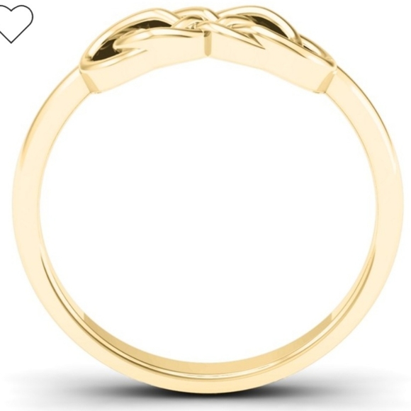 14k Gold Infinity Knot Ring - Size 5 - Picture 4 of 7